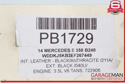 10-16 Mercedes W212 E350 E550 Front Bumper Reinforcement Impact Crash Rebar Bar