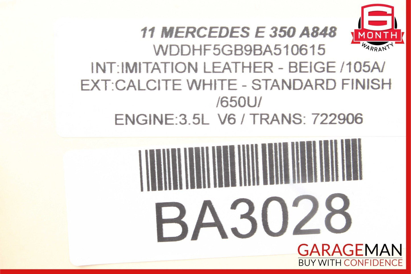 08-18 Mercedes E350 E400 C250 SLK350 Front Left Side Door Control Module Unit