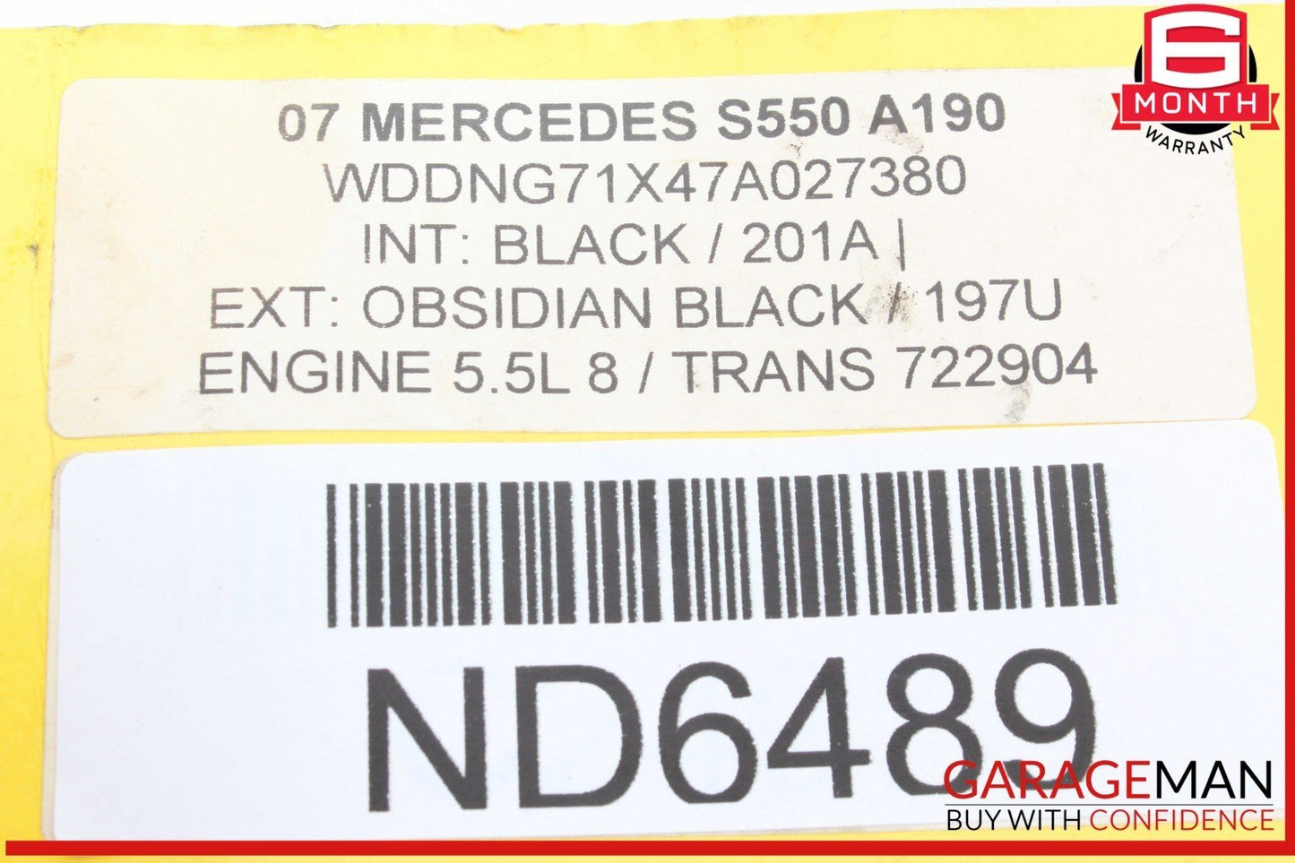 07-10 Mercedes W221 S550 Navigation Information Display Screen Monitor OEM