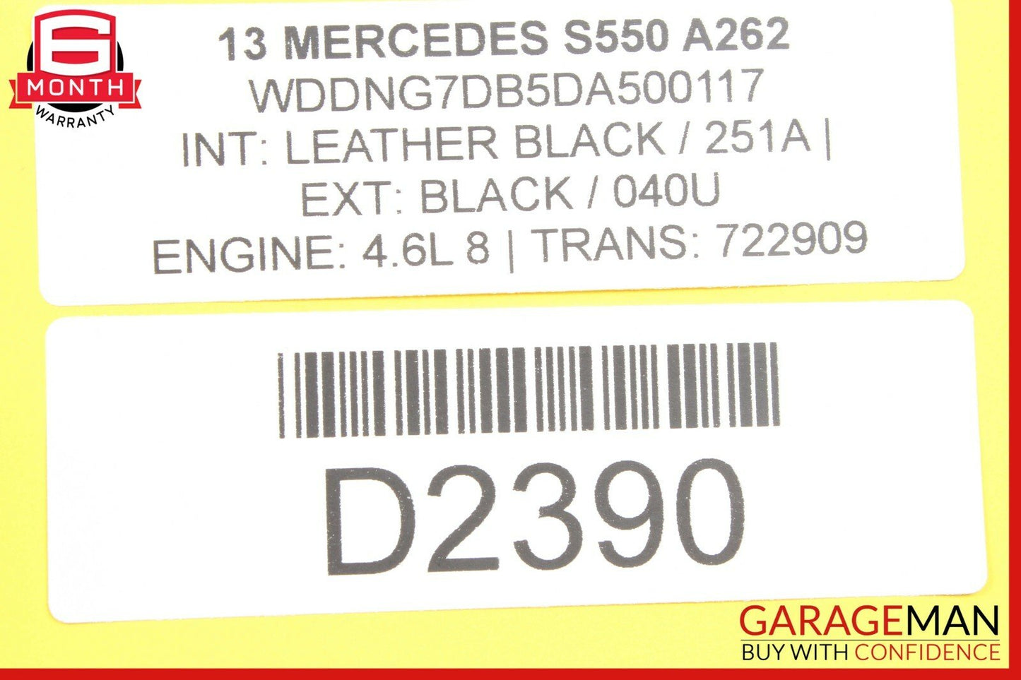 10-13 Mercedes W221 S550 CL550 Lane Assist Multi Purpose Camera Module OEM
