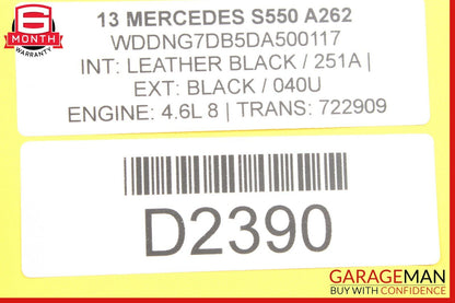 10-13 Mercedes W221 S550 CL550 Lane Assist Multi Purpose Camera Module OEM
