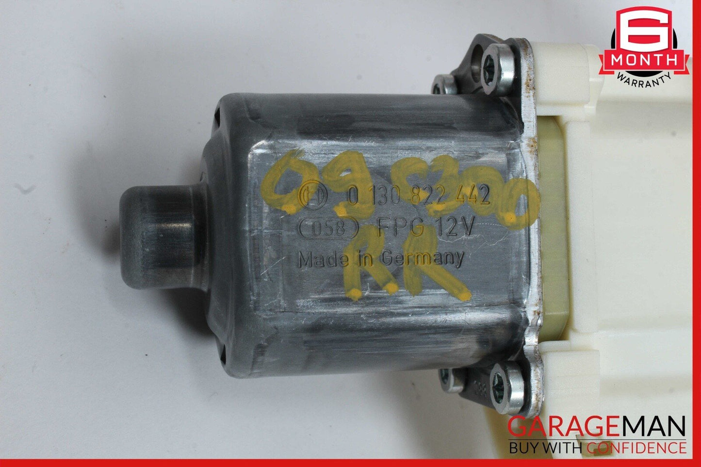 08-14 Mercedes W204 C300 C350 Rear Left Door Window Regulator Motor OEM