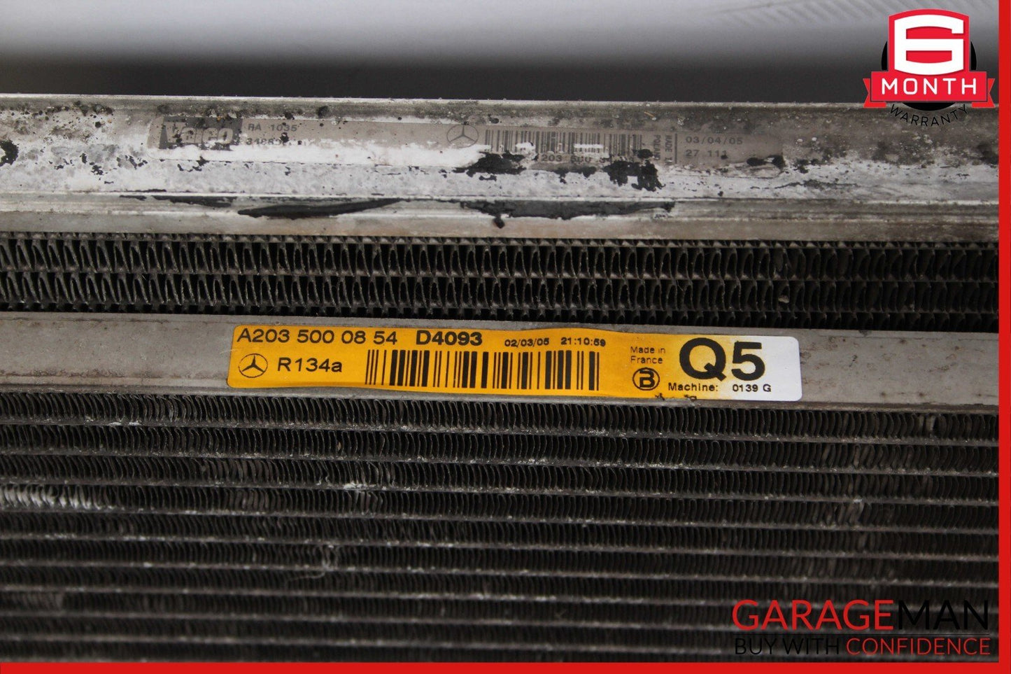 05-09 Mercedes W203 C230 CLK500 AC A/C Air Conditioning Cooling Condenser Assy