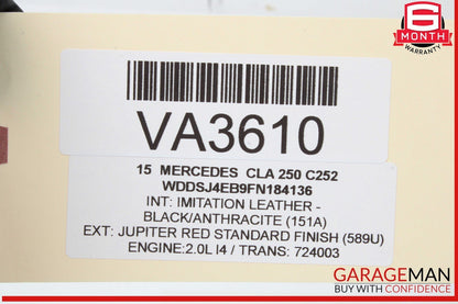 14-19 Mercedes W117 CLA250 Front Center AC A/C Air Vent Nozzle Trim Grill OEM