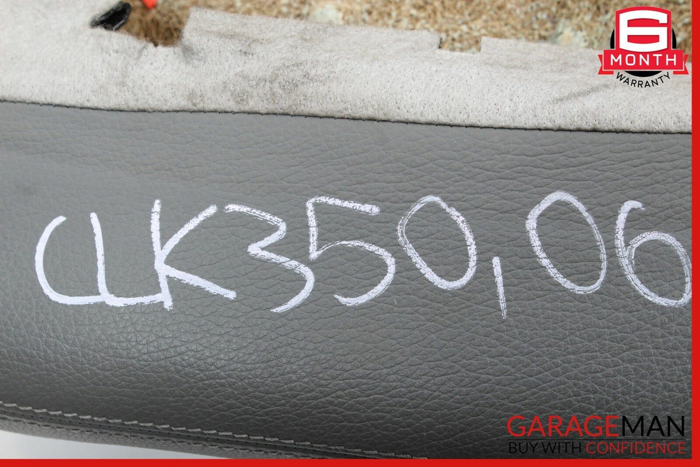 03-09 Mercedes W209 CLK350 Front Right Side Convertible Top Upper Seat Cushion