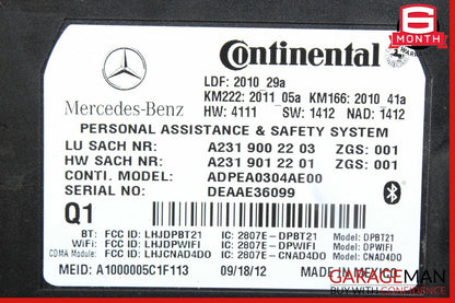 10-14 Mercedes R172 SLK350 C300 C350 E400 Tele Aid Control Module 2319012201 OEM