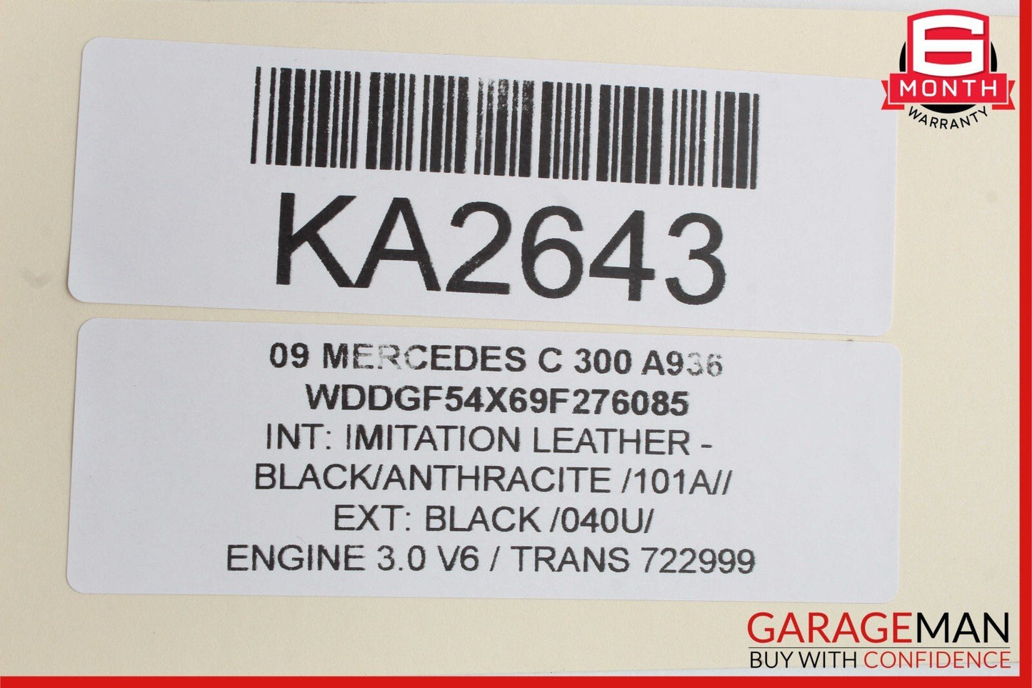 08-18 Mercedes W204 C300 Rear Right Side Door Control Module OEM