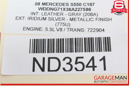 07-14 Mercedes W221 S550 S450 CL550 Trunk Lid Unlock Release Handle OEM