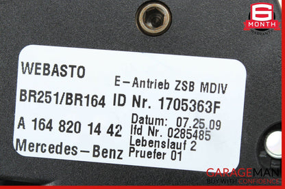 06-13 Mercedes W251 R350 GL450 ML350 Panoramic Sunroof Sun Roof Motor 1648201442