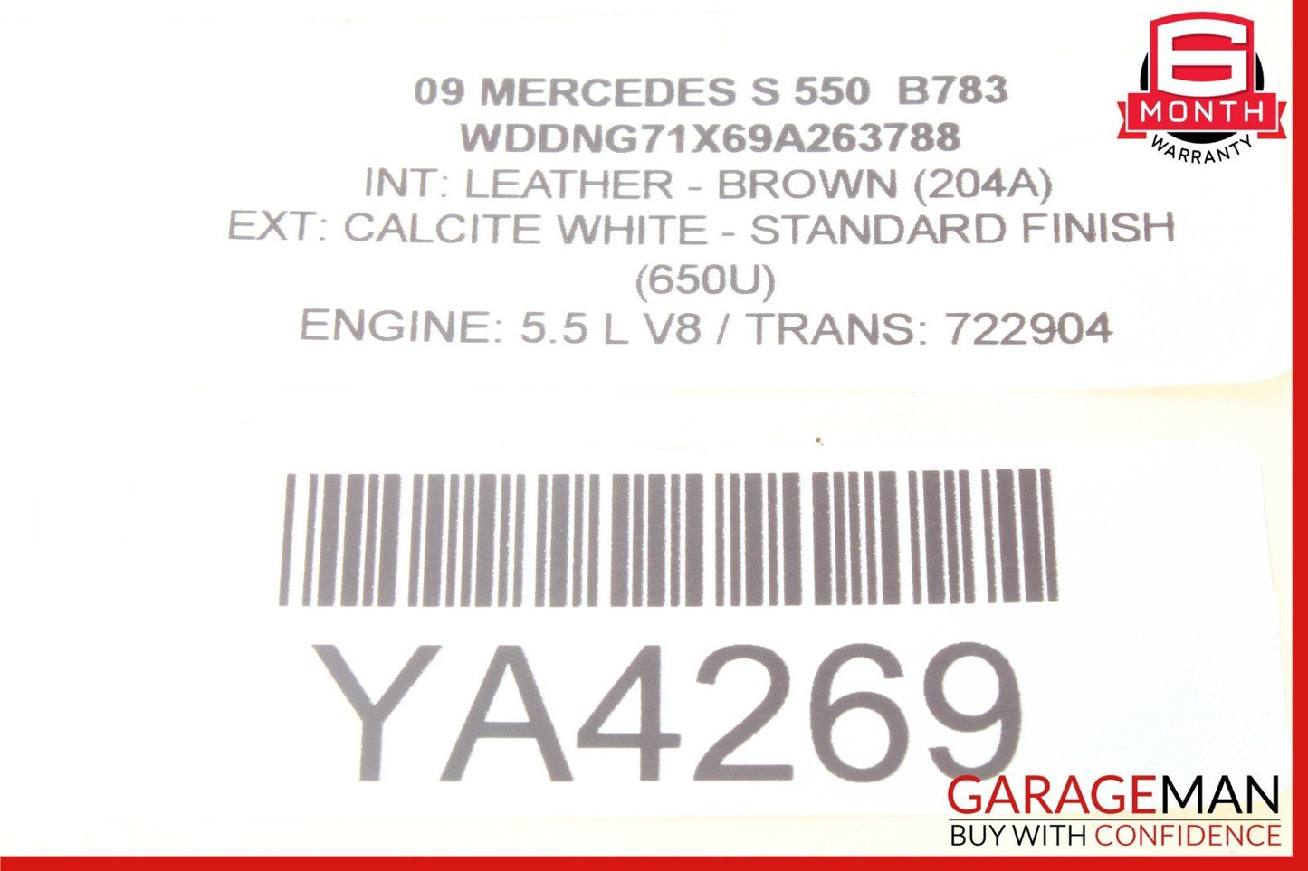 07-14 Mercedes W221 S550 CL600 Front Right Dash AC A/C Air Vent Trim Grill Brown