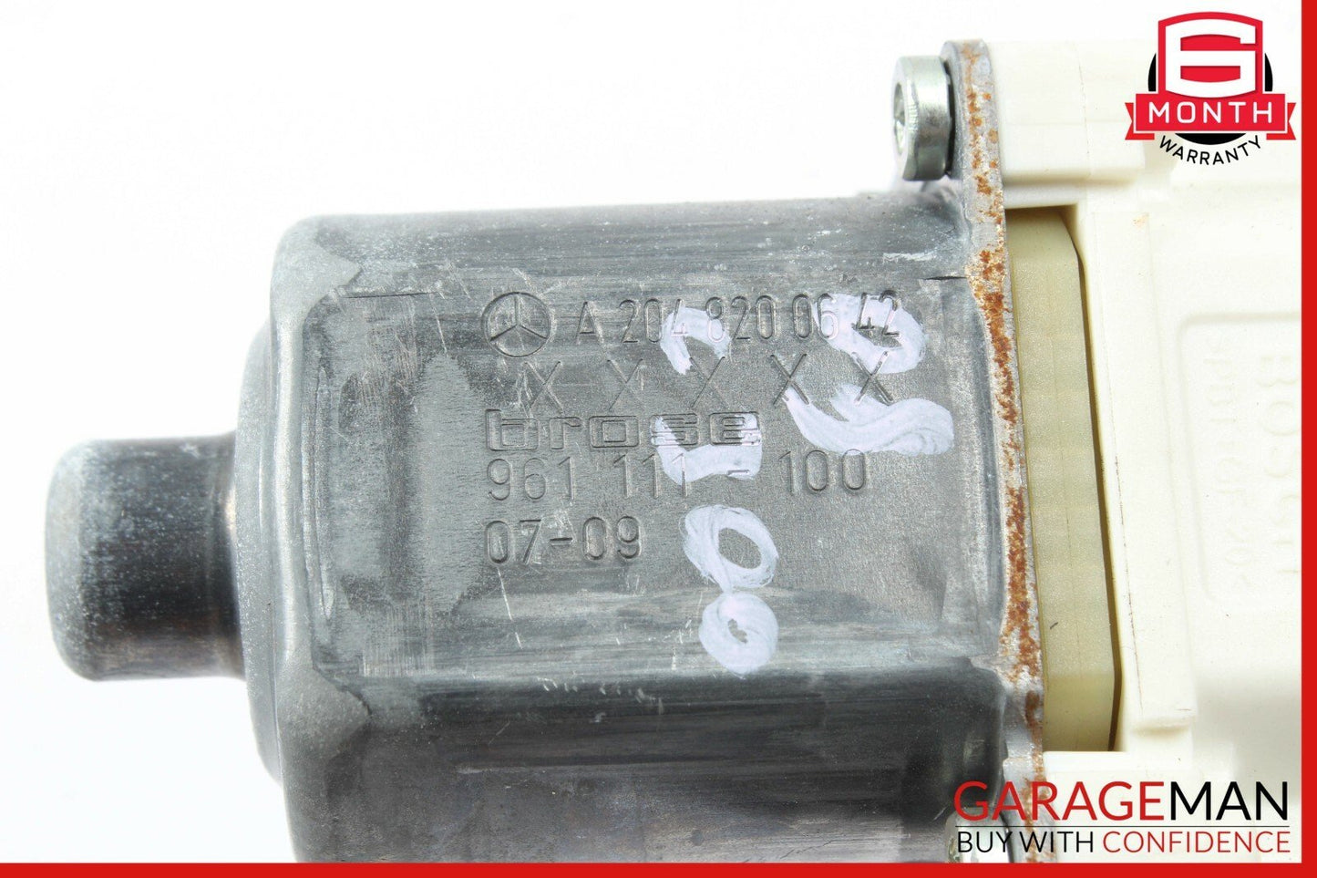 08-14 Mercedes W204 C300 Sedan Rear Right Door Window Regulator Motor Unit