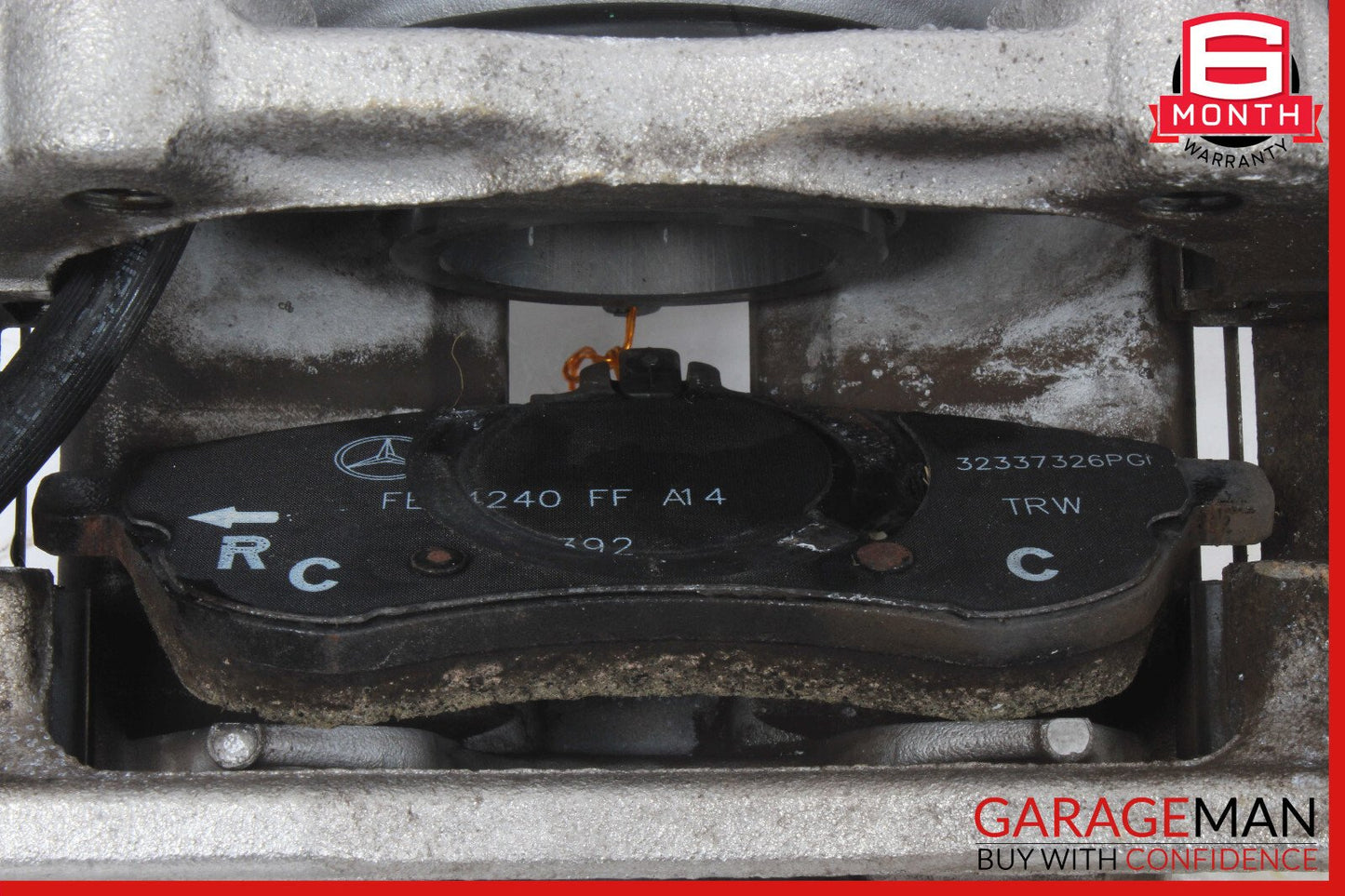 08-15 Mercedes W204 C250 Front Left & Right Side Brake Calipers Caliper Set of 2