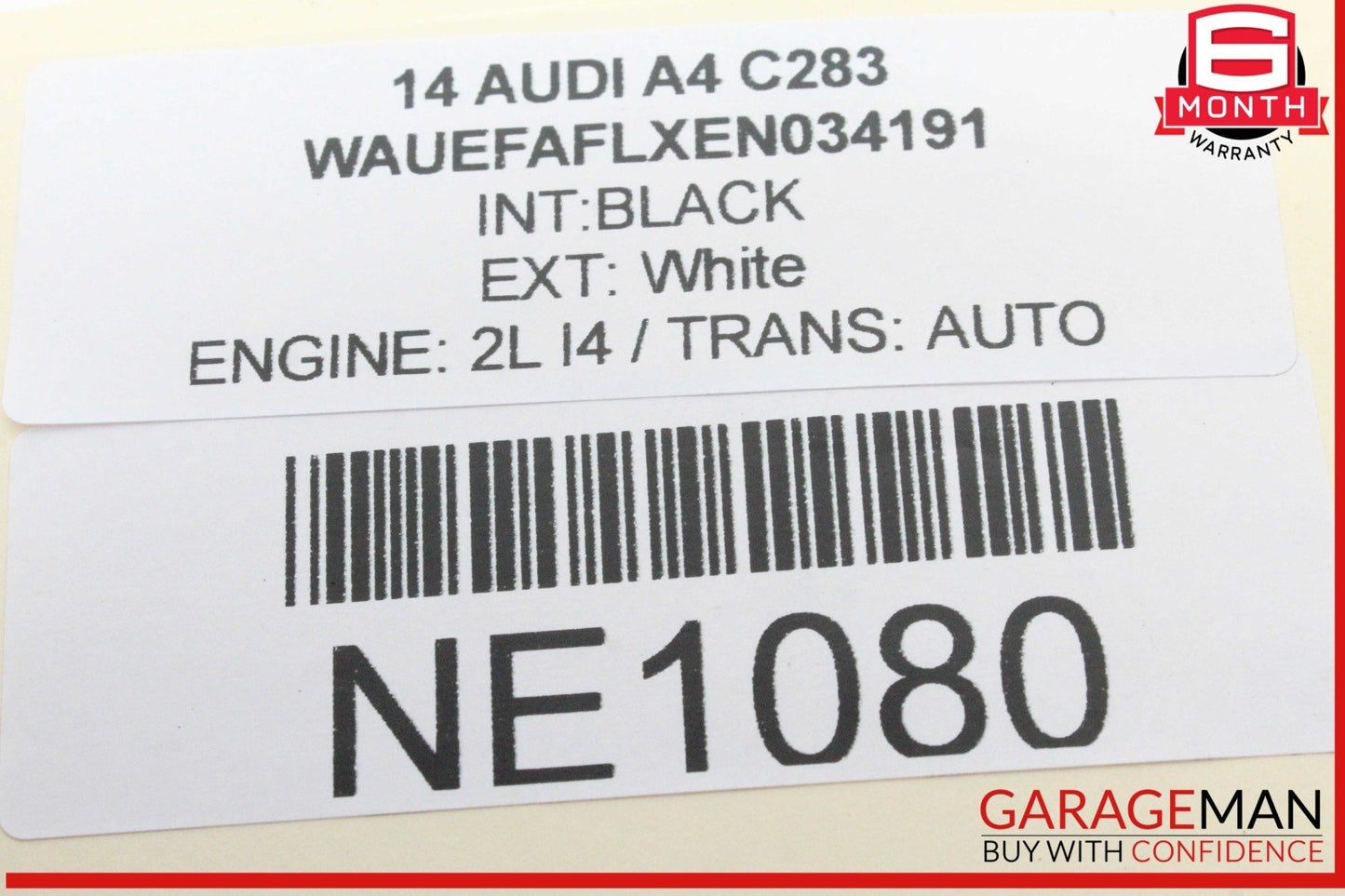 09-16 Audi A4 Rear Left Driver Side Upper Control Arm 8K0505323H OEM