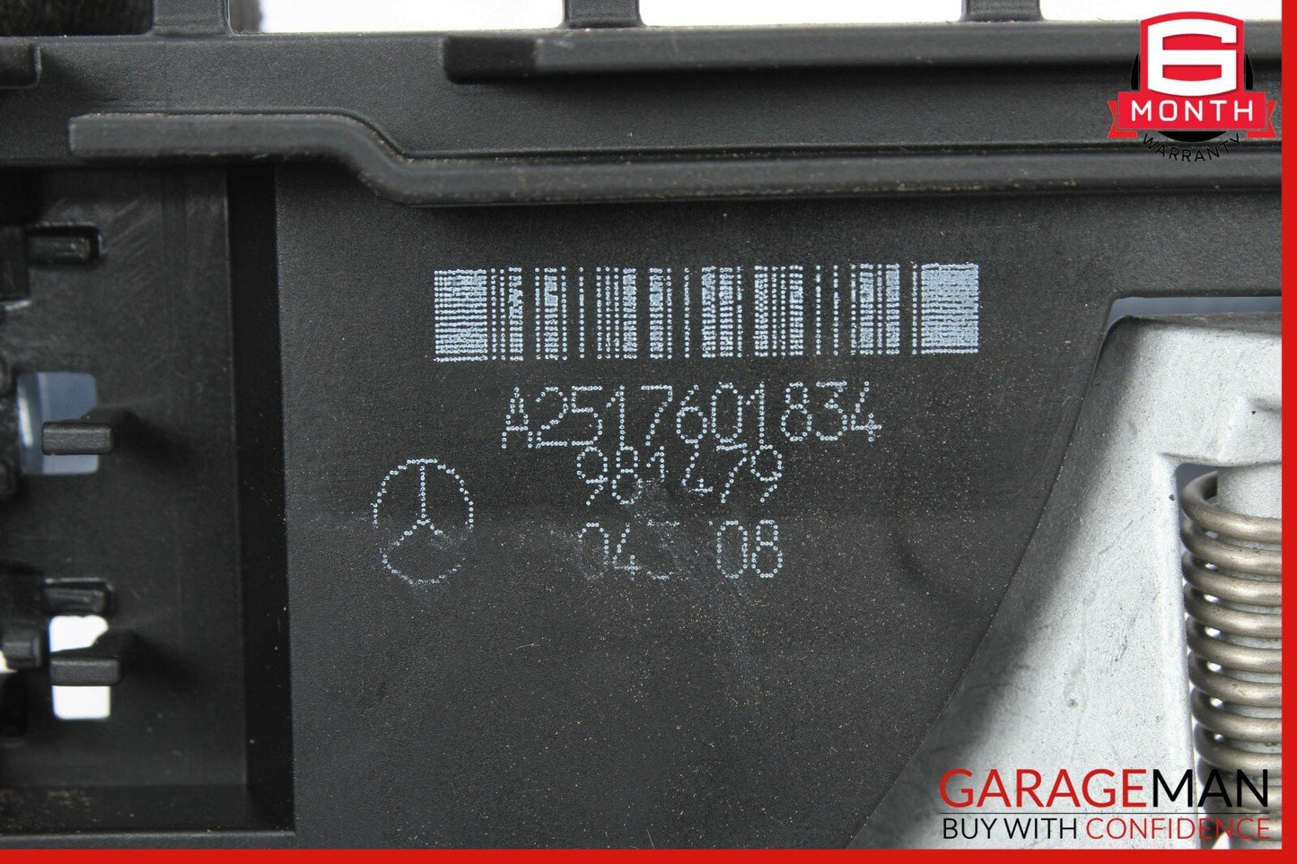 06-12 Mercedes W251 R350 ML550 Front Right Side Exterior Door Handle Silver OEM