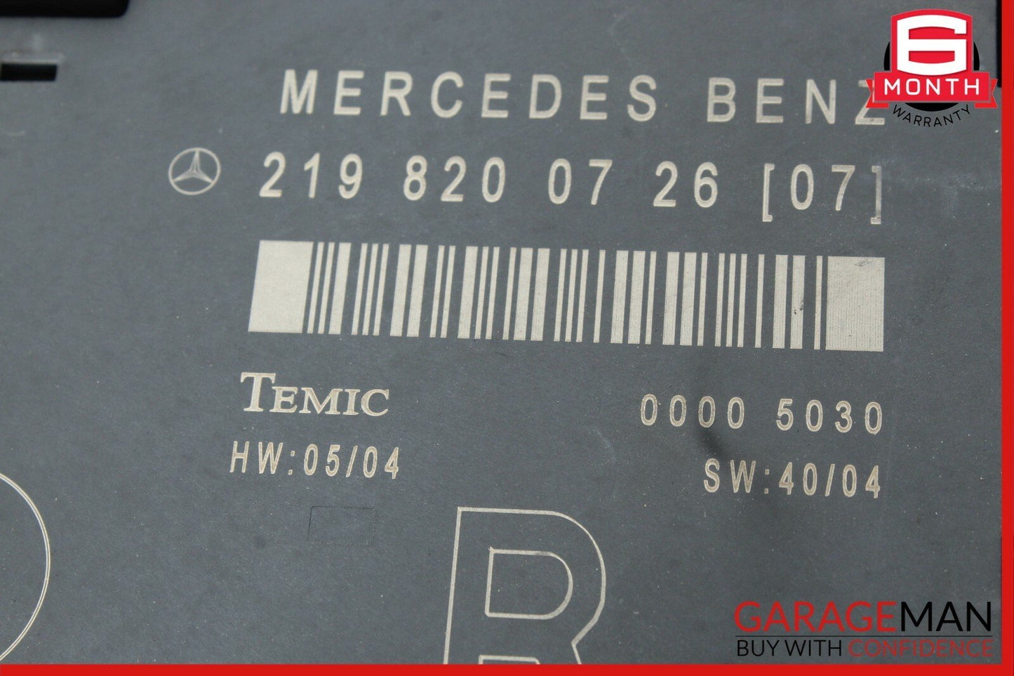 06-11 Mercedes W219 CLS350 CLS500 CLS550 Front Right Door Control Module Unit