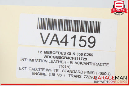 10-15 Mercedes X204 GLK350 Right Passenger Side Roof Curtain Safety Air Bag OEM