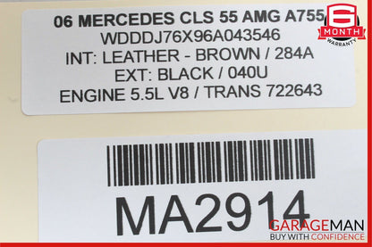 03-11 Mercedes CLS55 AMG SL500 E350 Front Right Side Lower Wishbone Control Arm