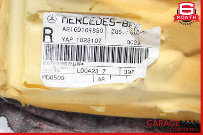 07-10 Mercedes W216 CL550 Front Right Side Bottom Lower Seat Cushion Anthracite