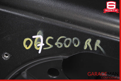 07-13 Mercedes W221 S400 Rear Right Passenger Side Exterior Door Shell Black