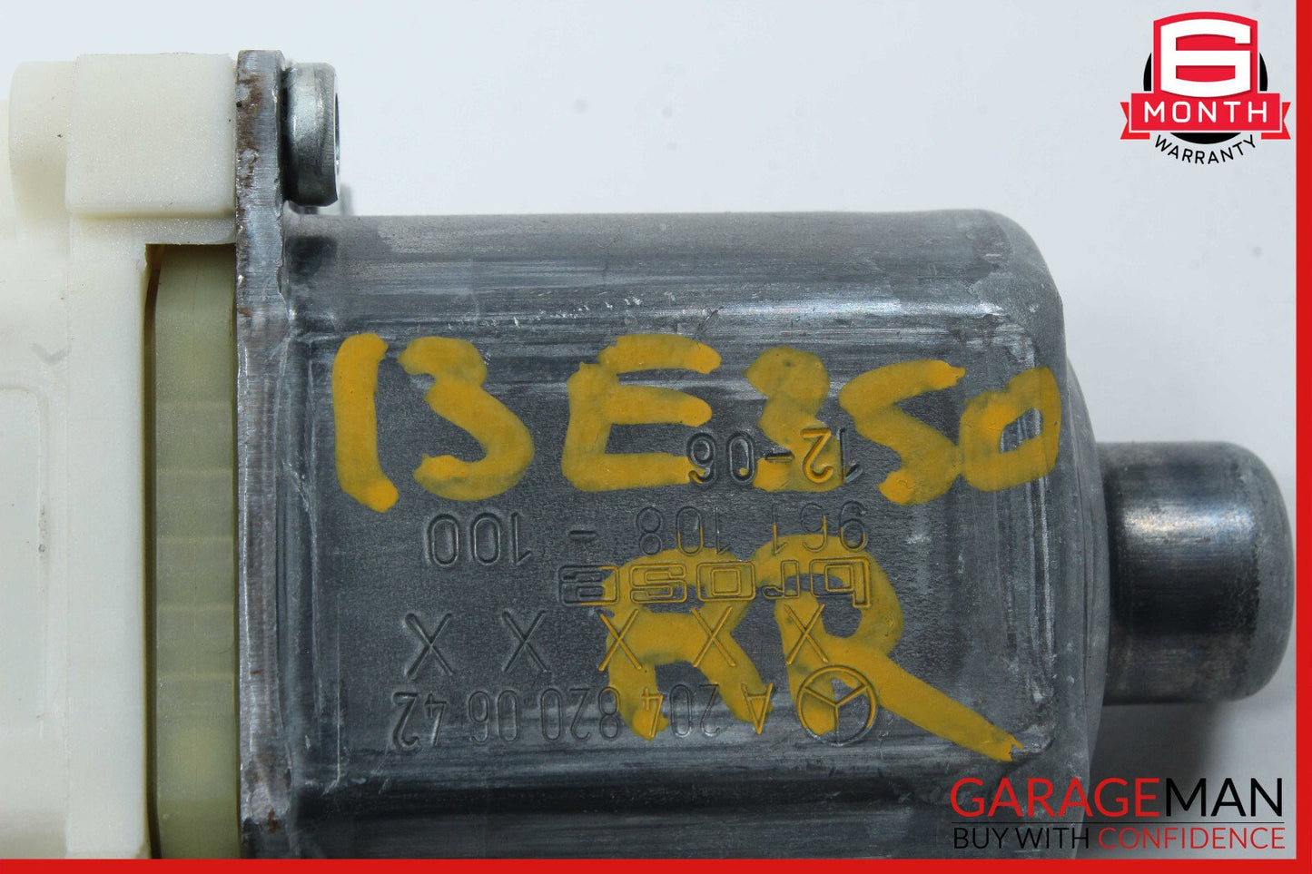08-16 Mercedes W212 E350 C300 GLK350 Rear Right Door Window Regulator Motor OEM
