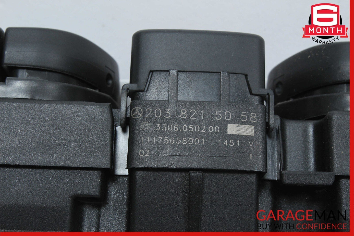 01-04 Mercedes W203 C240 Dashboard Dash Hazard Light Control Switch Panel OEM