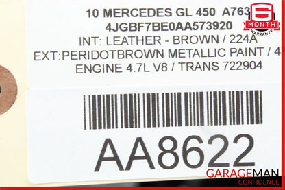 06-12 Mercedes W164 GL450 R350 Front Left Side Door Window Regulator Motor OEM