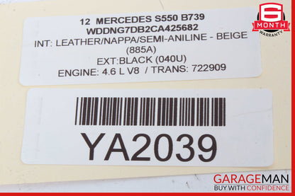 07-13 Mercedes W221 S550 CL550 Dashboard Dash AC A/C Air Vent Right OEM