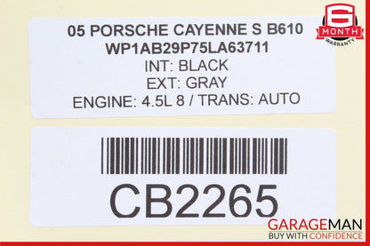 03-06 Porsche Cayenne S 955 4.5L Right Side Exhaust Muffler Tip OEM