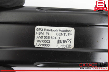 03-12 Bentley Continental GTC Front Right Armrest w/ GP3 Bluetooth Handset OEM