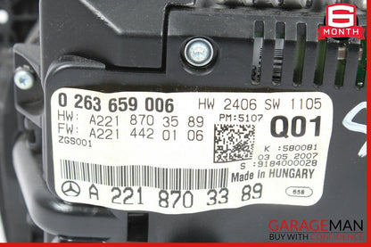 07-13 Mercedes W221 S63 AMG Information Navigation Display Screen Monitor OEM