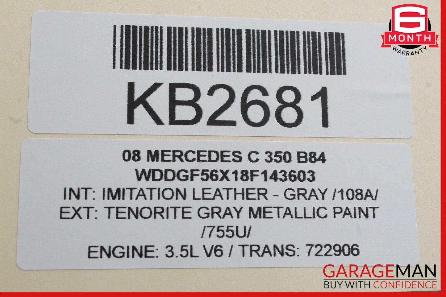 08-14 Mercedes W204 C350 Front Right Passenger Side Door Control Module Unit OEM