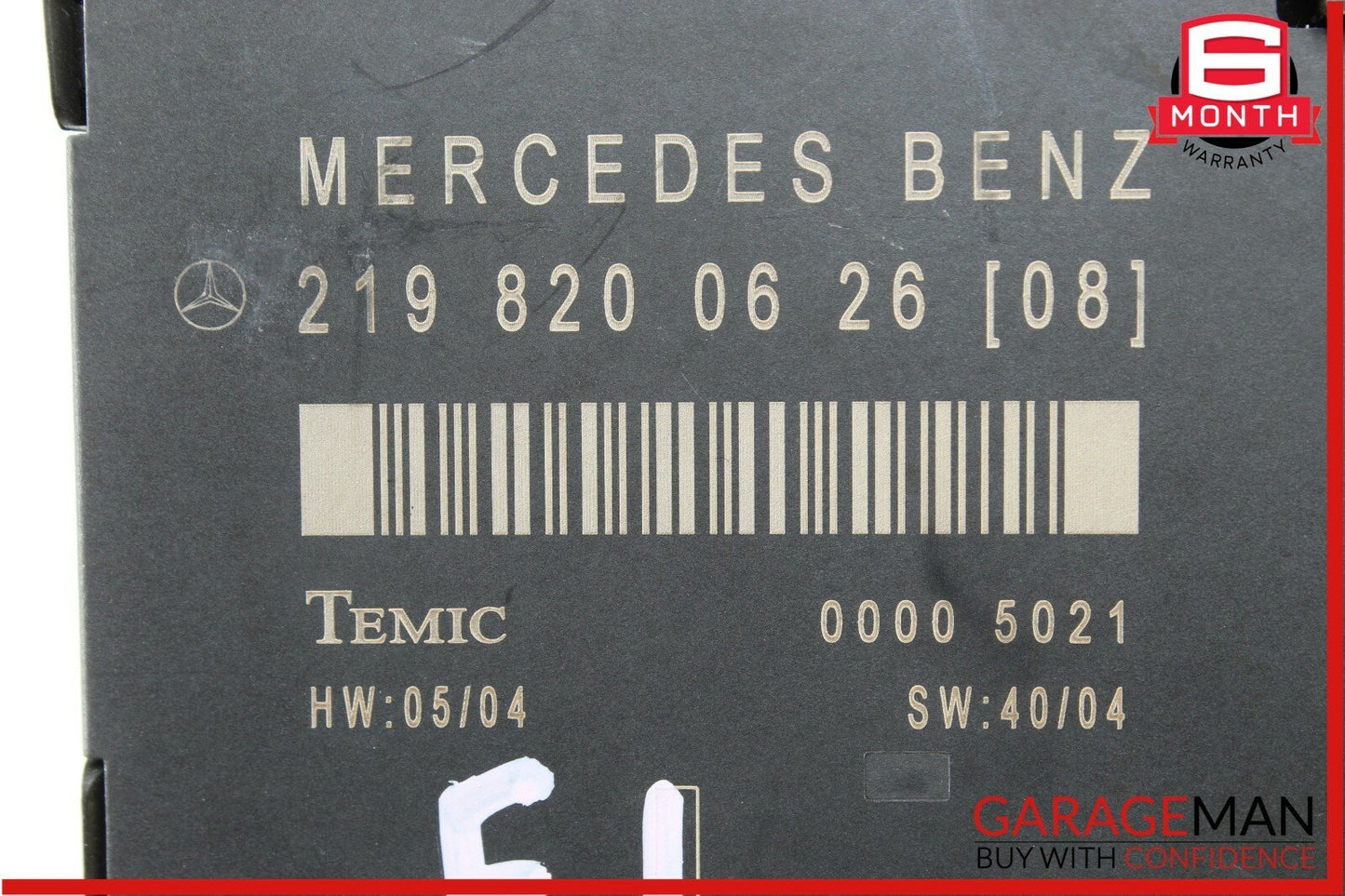 06-11 Mercedes W219 CLS500 Front Left Door Controller Module Unit