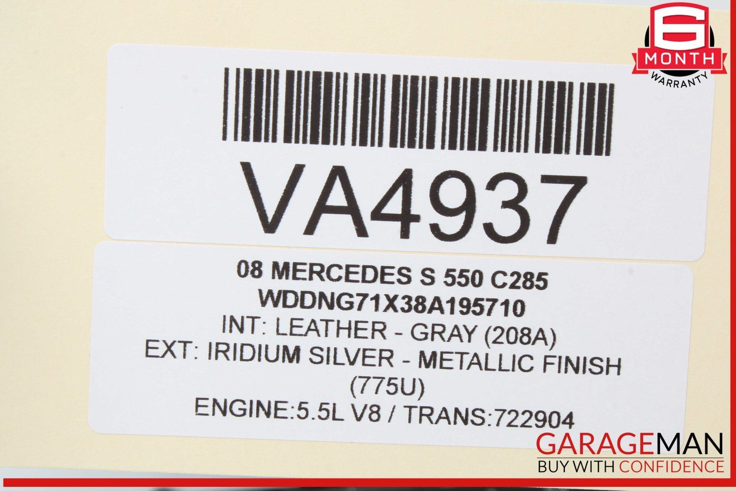07-14 Mercedes W221 S550 CL550 Front Left Driver Seat Control Memory Switch OEM