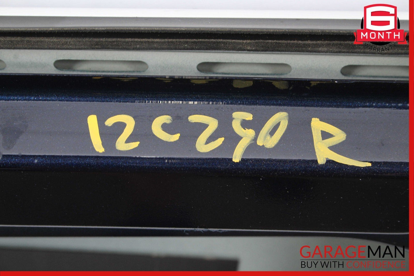 12-14 Mercedes W204 C250 Coupe Front Right Side Exterior Door Shell Frame Blue