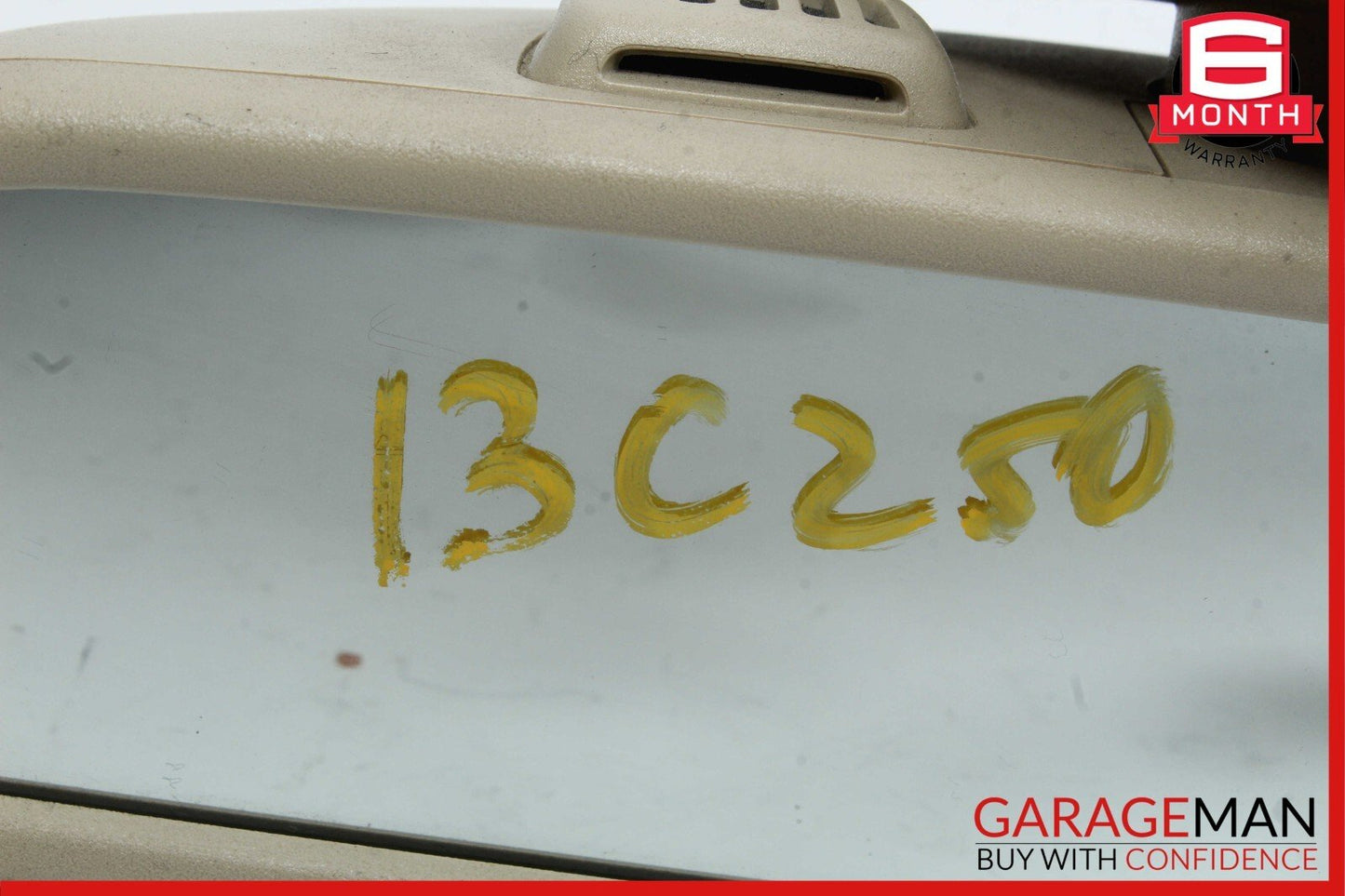 08-15 Mercedes W204 C250 C300 Front Top Upper Rear View Mirror Assembly Beige