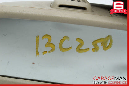 08-15 Mercedes W204 C250 C300 Front Top Upper Rear View Mirror Assembly Beige