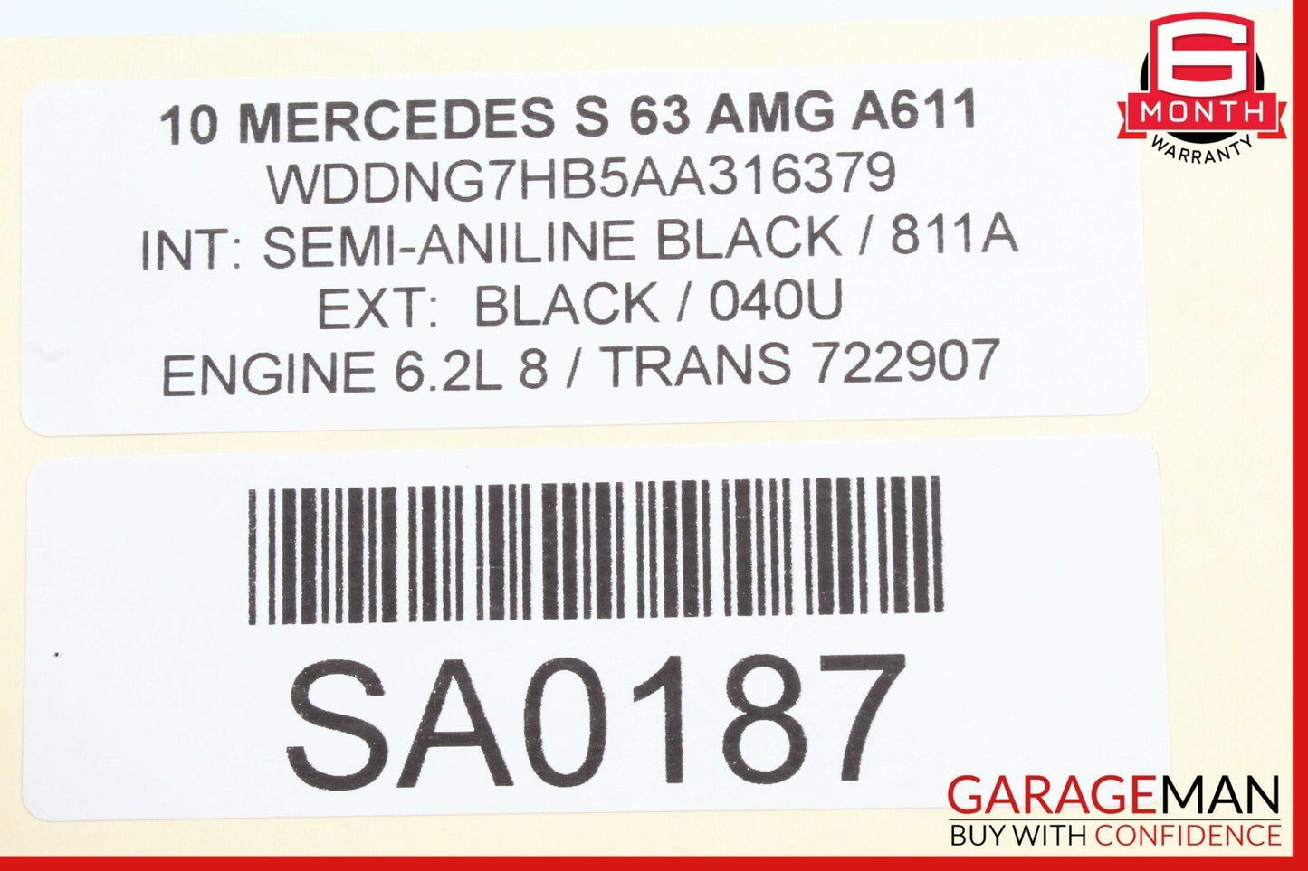 10-13 Mercedes W221 S550 S63 AMG Panoramic Sunroof Guide Rail Frame Track OEM