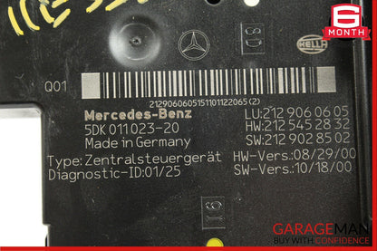 10-11 Mercedes W212 E350 E550 Rear SAM Module Fuse Box Relay 2129060605 OEM