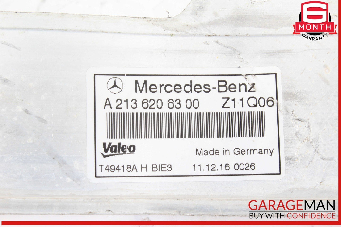 17-20 Mercedes W213 E300 Front Left Driver Side Radiator Support Bracket OEM
