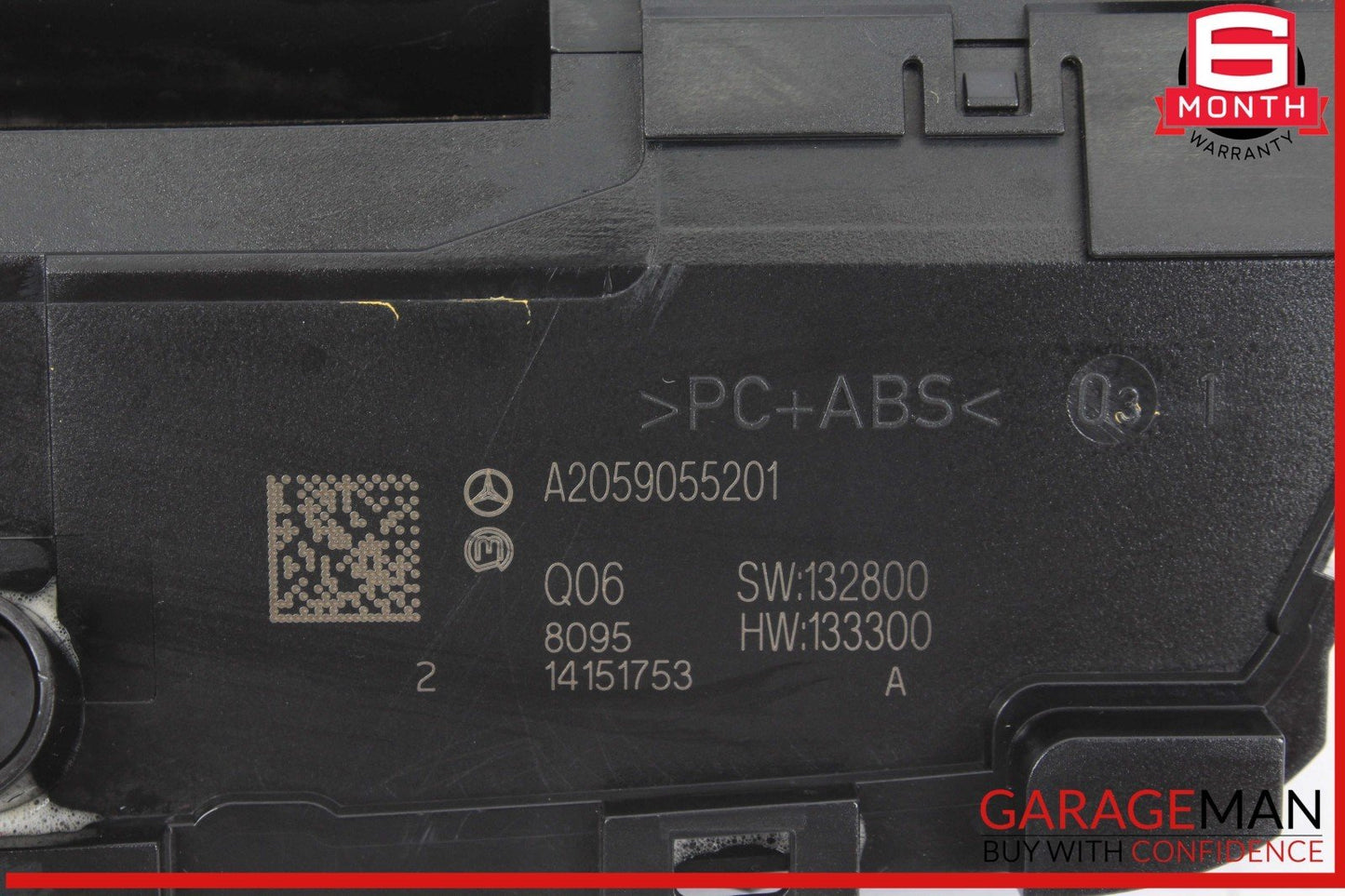 15-20 Mercedes X253 GLC350e C400 Media Center Dashboard Hazard Control Switch