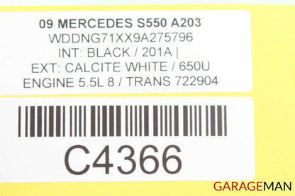 05-08 MERCEDES R171 SLK280 FRONT LEFT DRIVER SIDE DOOR STEP SILL SCUFF PLATE OEM