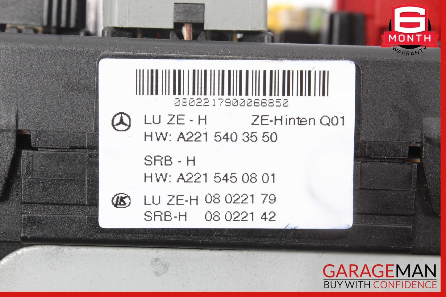07-09 Mercedes S550 CL550 CL600 CL65 AMG Rear Trunk SAM Fuse Box Module OEM
