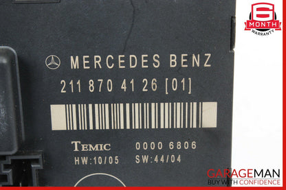 03-09 Mercedes W211 E350 E550 E63 AMG Rear Right Side Door Control Module Unit
