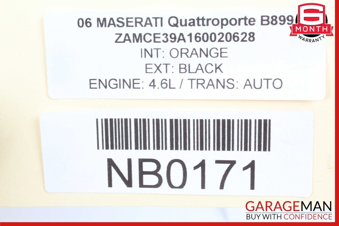 02-19 Maserati Quattroporte M139 GranCabrio S GT Air Injection Smog Pump OEM