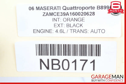 02-19 Maserati Quattroporte M139 GranCabrio S GT Air Injection Smog Pump OEM