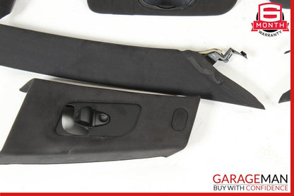 14-17 Maserati Ghibli Interior Roof Headliner Pillar Cover Set Trim Suede Assy