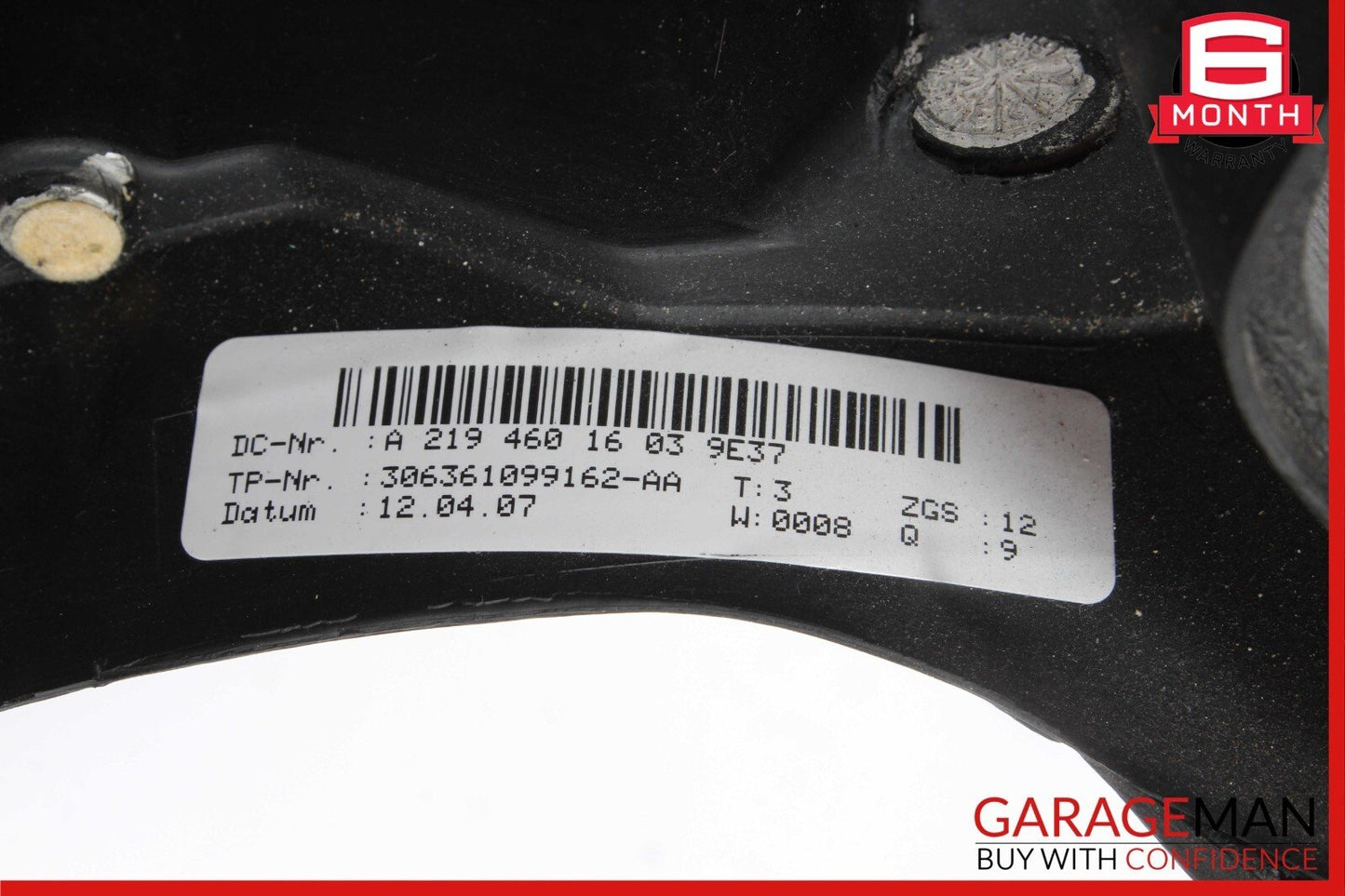 06-09 Mercedes W211 E350 CLS500 4 Spoke Steering Wheel Leather Black OEM