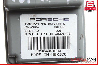 11-17 Porsche Cayenne 958 Front Right Seat Occupant Sensor Module 7P5959339C