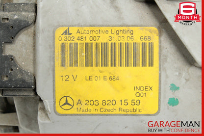 05-07 Mercedes W203 C230 C280 Headlight Lamp Left Driver Side Halogen OEM