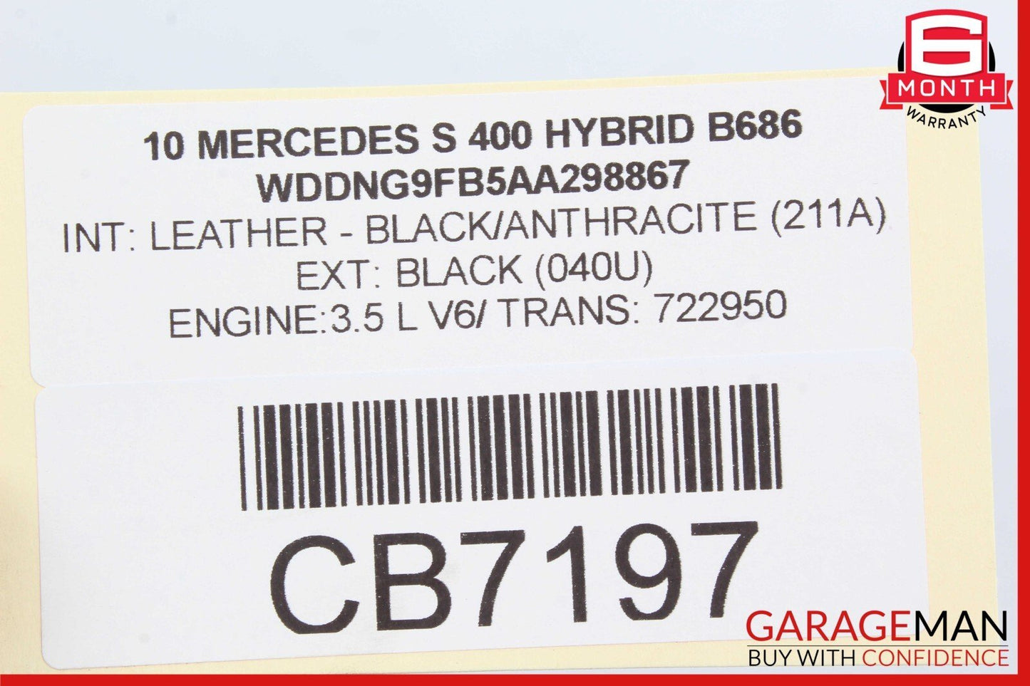 07-14 Mercedes W221 S400 CL550 Rear Left / Right Side Upper Control Arm OEM